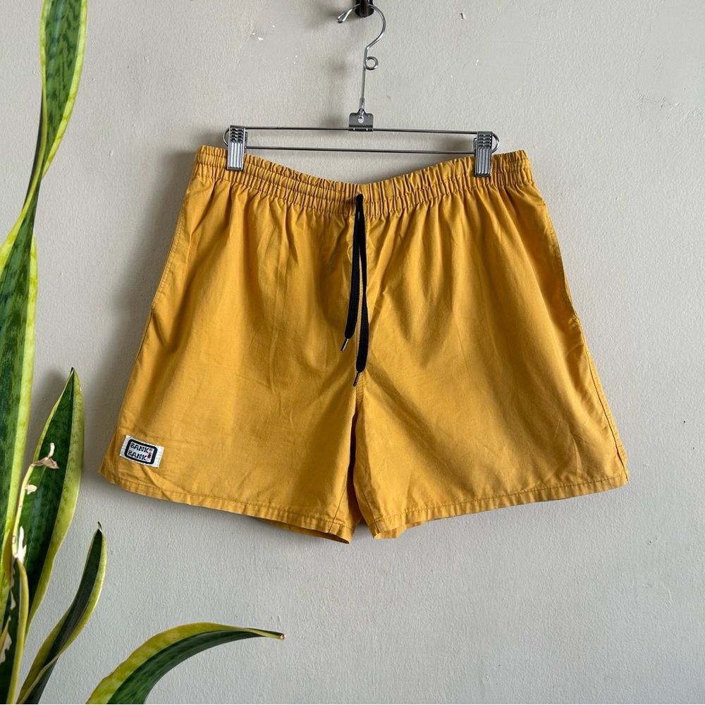 Vintage Yellow Men's Swim Board Shorts